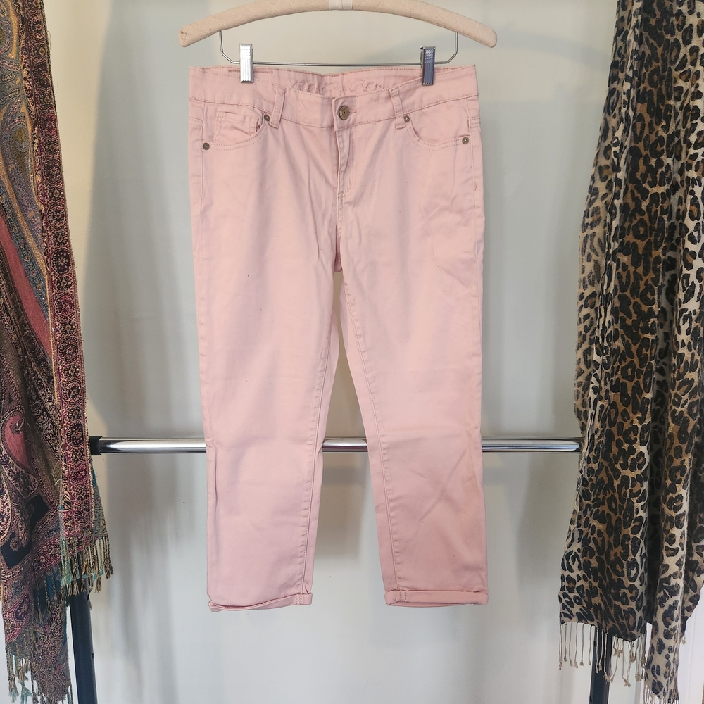 Buffalo David Bitton Light Pink Ankle Jeans